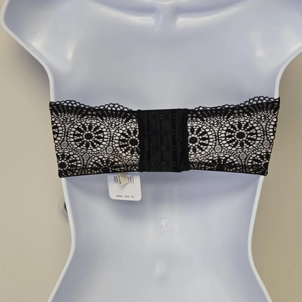 Free People Starla Underwire Multiway Bra Black 32C